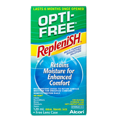 Opti-Free Replenish Contact Lens Solution 120ml