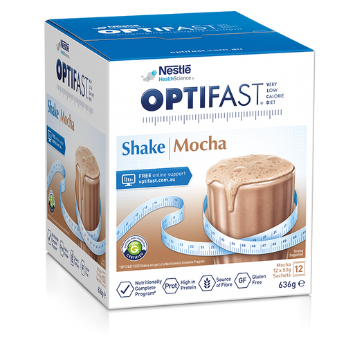 Optifast VLCD Shake Mocha 53g x 12 Sachets