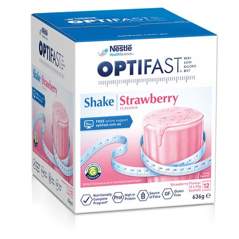 Optifast VLCD Shake Strawberry 53g x 12 Sachets