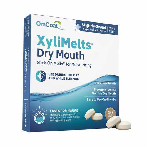 OraCoat XyliMelts Dry Mouth Mint-Free 40 Melts