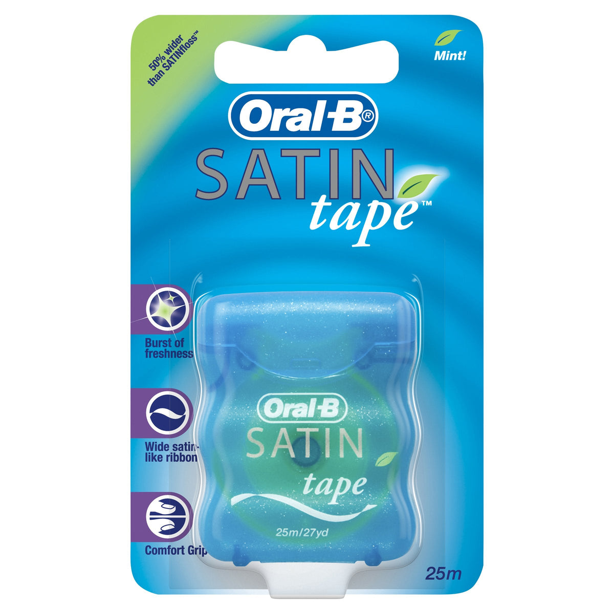 Oral-B Satin Tape Mint Dental Floss 25M