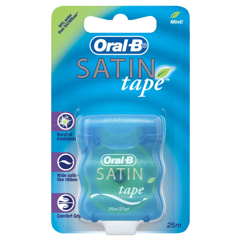 Oral-B Satin Tape Mint Dental Floss 25M
