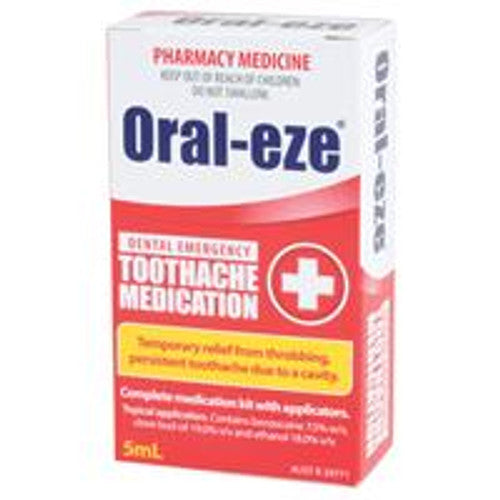 Oral Eze Dental Emergency Toothache Medication 5ml