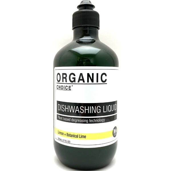 Organic Choice Dish Washing Liquid Lemon & Lime 500mL