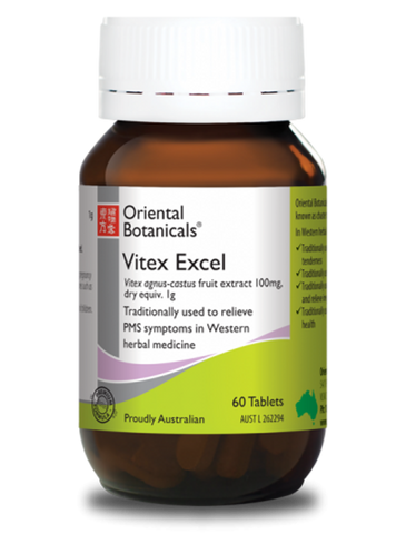 Oriental Botanicals Vitex Excel 60 Tablets