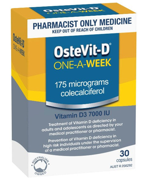 OsteVit-D One-A-Week Capsules 30 (Pharmacist Only)