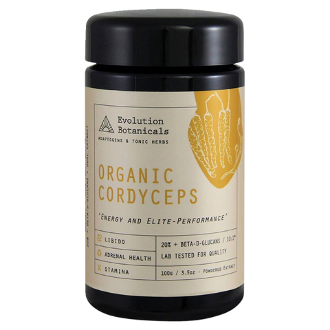 EVOLUTION BOTANICALS Cordyceps Extract Energy & Performance - Organic 10:1 100g