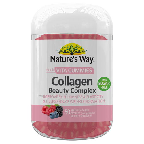 Nature's Way Adult Vita Gummies Collagen Beauty Complex 50's