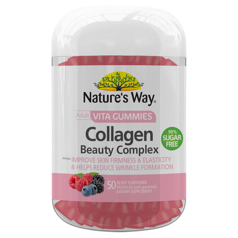 Nature's Way Adult Vita Gummies Collagen Beauty Complex 50's