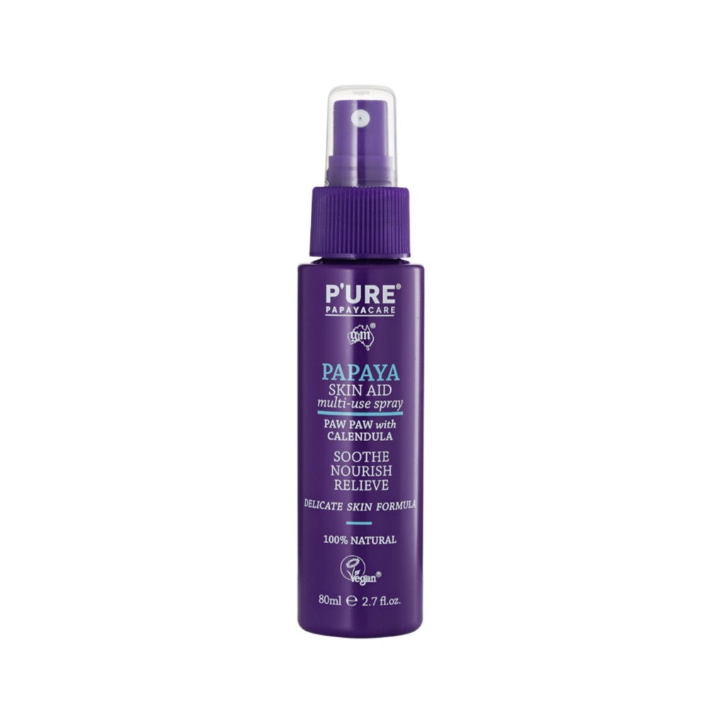P'URE PAPAYACARE Papaya Skin Aid Multi-Use Spray Paw Paw With Calendula 80ml