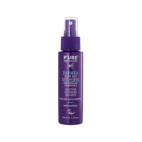 P'URE PAPAYACARE Papaya Skin Aid Multi-Use Spray Paw Paw With Calendula 80ml