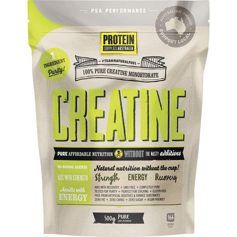PROTEIN SUPPLIES AUSTRALIA Creatine (Monohydrate) Pure 500g