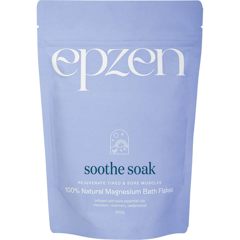 EPZEN Magnesium Bath Flakes Soothe Soak 500g