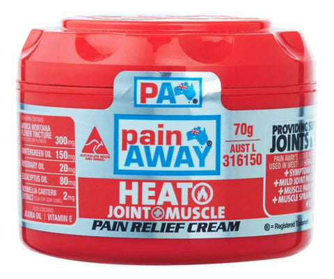 Pain Away Heat Joint & Muscle Pain Relief Cream 70g