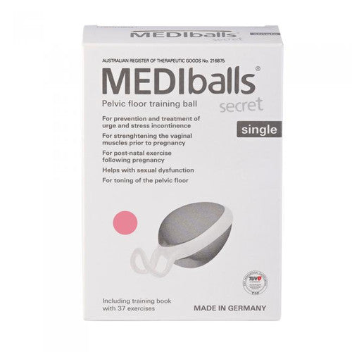 Pelvi MEDIballs Secret (Pelvic Floor Training Balls) Single - Rose