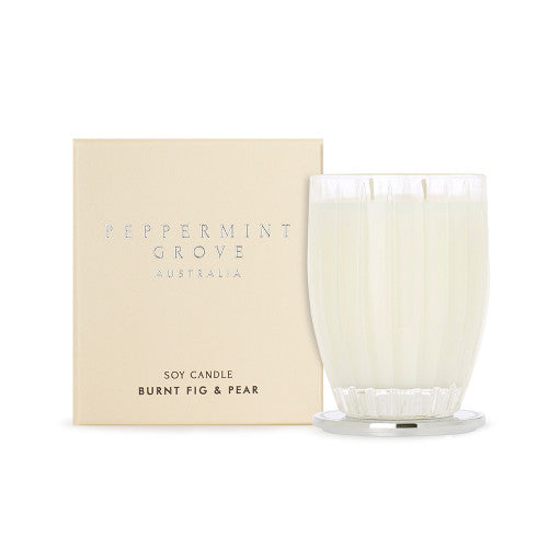 Peppermint Grove Burnt Fig & Pear Candle 350g