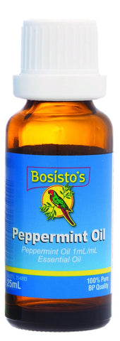Bosistos Peppermint Oil 25mL
