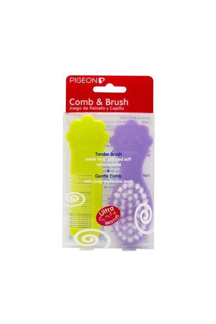 Pigeon Comb & Brush Set in packaging