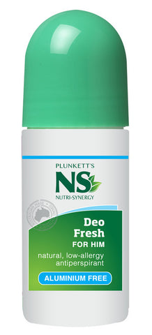 Plunkett's NS Antiperspirant Deodorant Deo Fresh For Him 50mL Roll-On