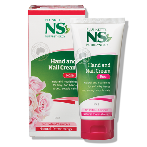 Plunkett's NS Hand Care - NS Hand & Nail Cream - Rose 80g Tube