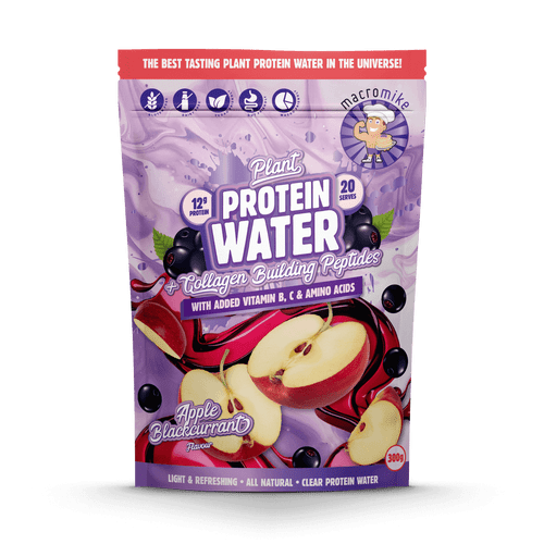 Macro Mike Plant Protein Water Apple Blackcurrant Flavour 300g