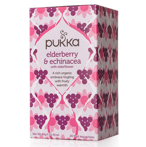 Pukka Organic Elderberry & Echinacea Tea 20pk