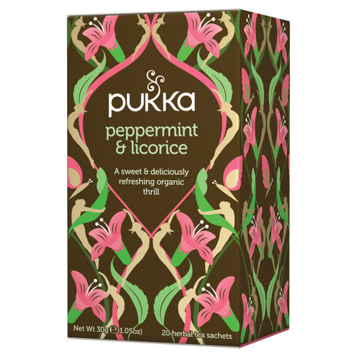 Pukka Organic Peppermint & Licorice Tea 20pk