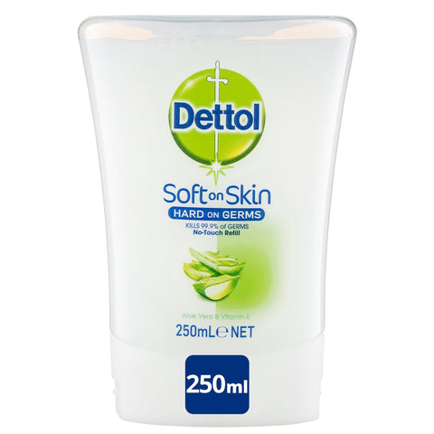 Dettol No Touch Hand Wash Aloe Vera and Vitamin E Refill 250mL