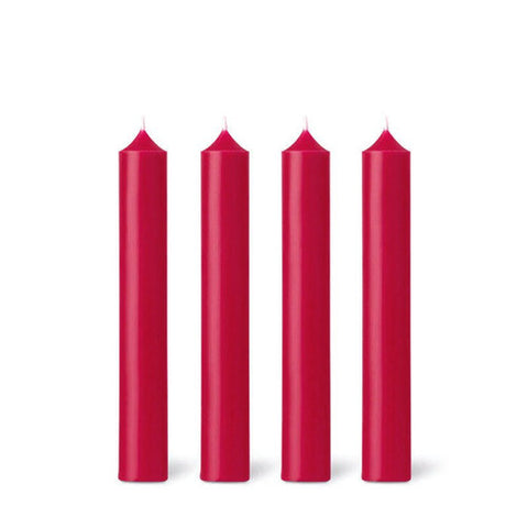 Domaine Lumiere Dinner Candle 7 Hrs Red