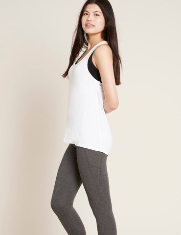 Boody Racerback Active Tank White Medium