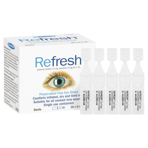 Refresh Preservative Free Eye Drops 30 x 0.4 mL