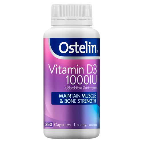 Ostelin Vitamin D3 1000IU 250 Capsules