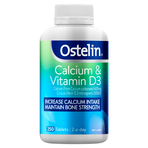 Ostelin Calcium & Vitamin D3 Tablets 250 Pack