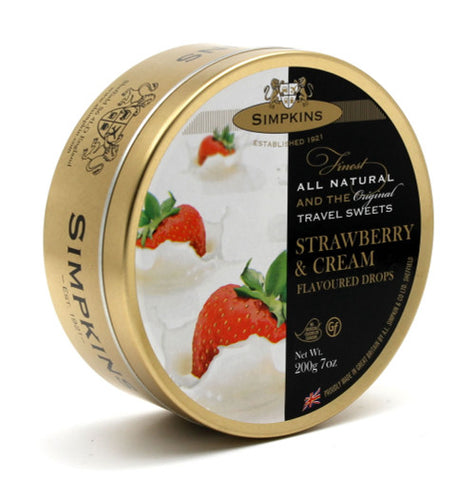 SIMPKINS Strawberry & Cream Drops 200g