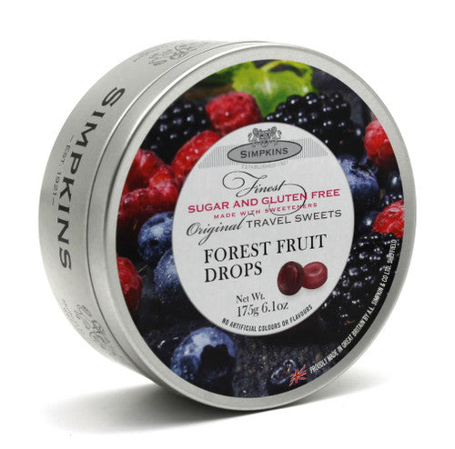 SIMPKINS Sugar Free Forest Fruit Drops 175g