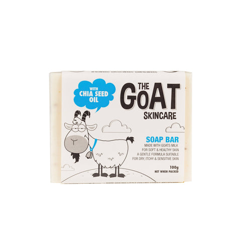 The Goat Skincare Soap Bar with Chia Seed Oil - 100g Carton 12
