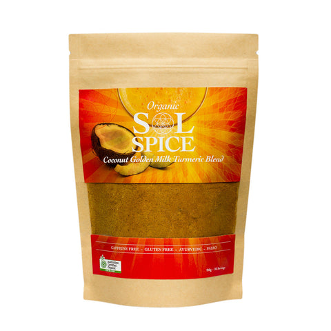 SOL ORGANICS Coconut Golden Milk Turmeric Blend 130g
