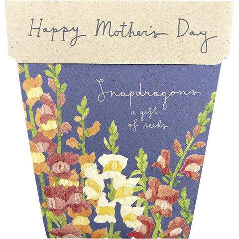 SOW 'N SOW Gift of Seeds Mother's Day Snapdragons 1