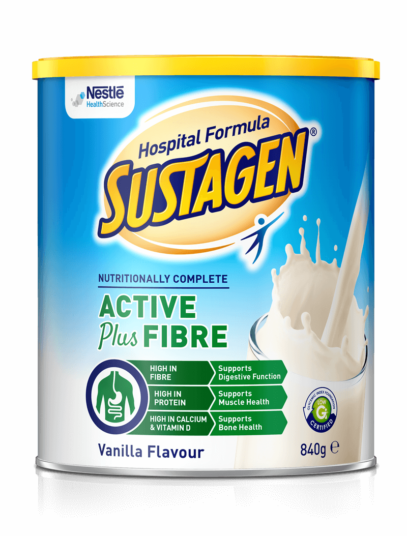 Sustagen Hospital Formula + Fibre Vanilla 840g
