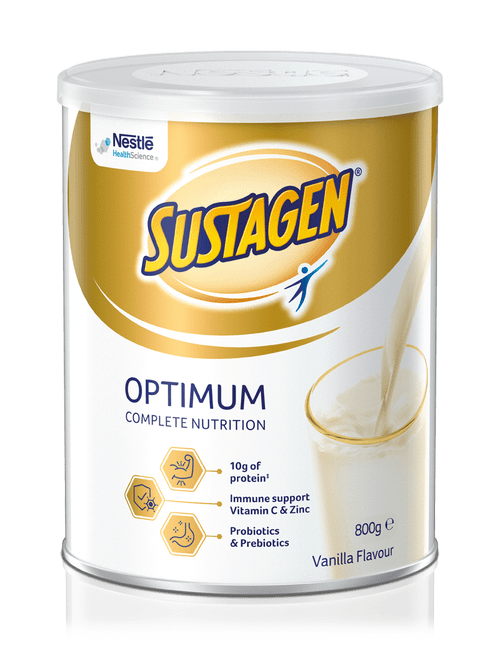 Sustagen Optimum 800g Vanilla Flavour