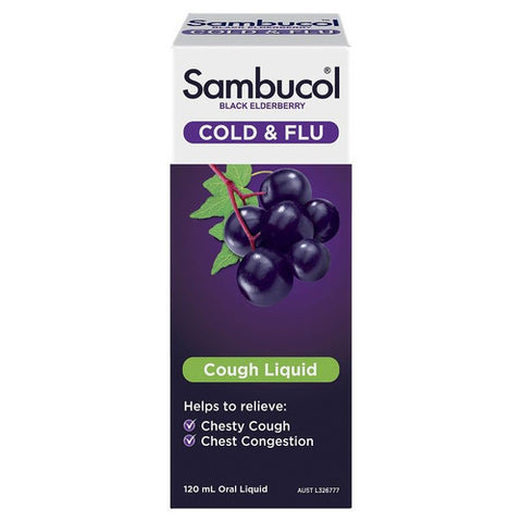 Sambucol Adult Cough Liquid 120ml