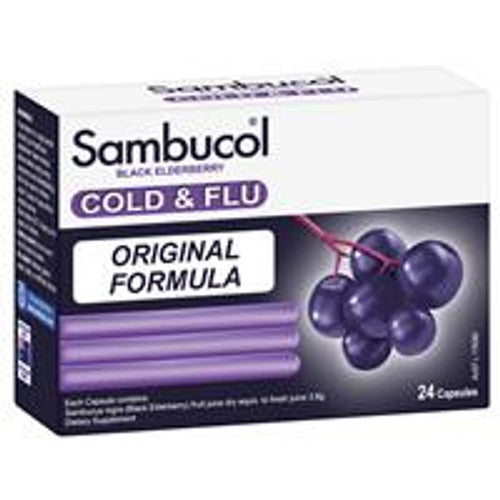 Sambucol Cold & Flu 24 Capsules