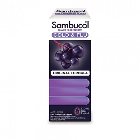 Sambucol Cold & Flu Syrup 120ml