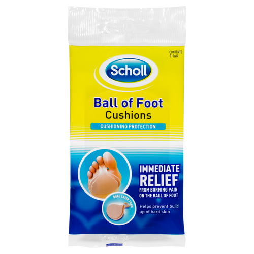 Scholl Ball of Foot Cushion Shoe Insert Comfort and Cushioning 1 Pair