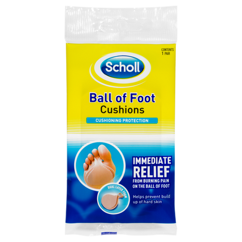 Scholl Ball of Foot Cushion Shoe Insert Comfort and Cushioning 1 Pair