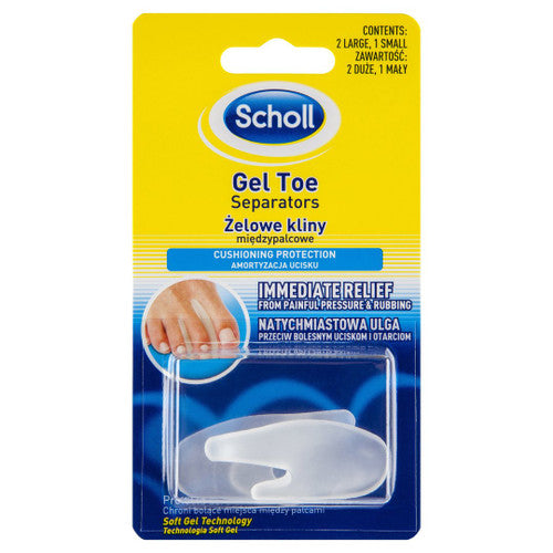 Scholl Gel Toe Separators 3 Pack