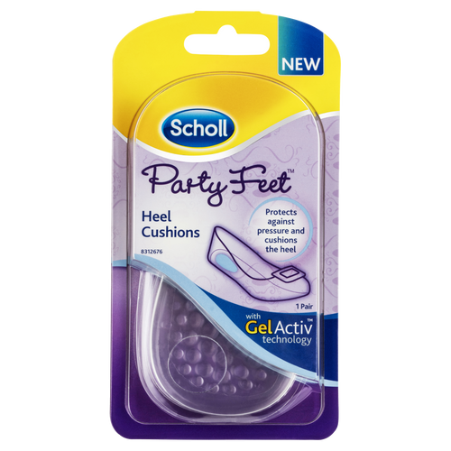 Scholl Party Feet Inserts Heel Cushion