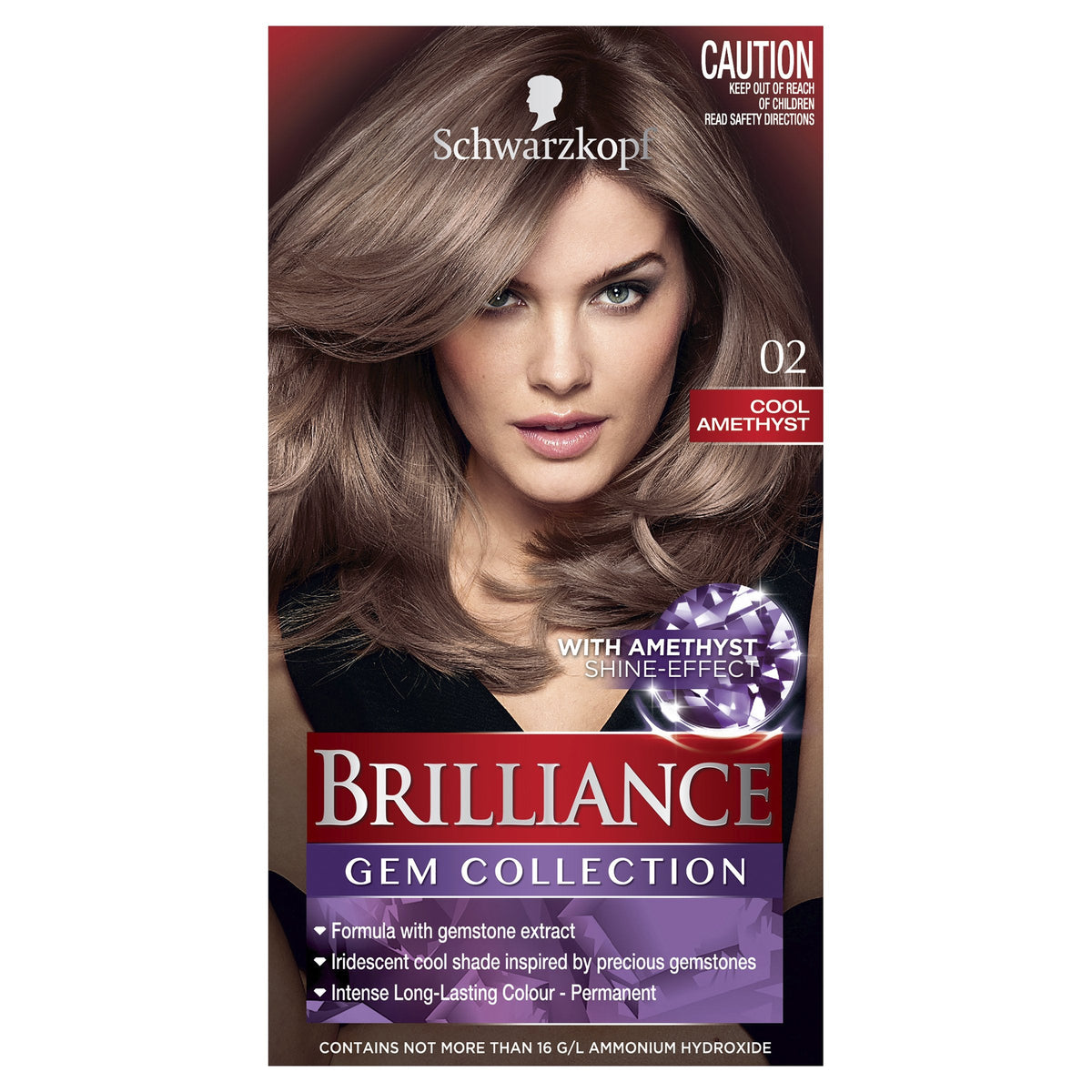 Schwarzkopf Brilliance Gem Coll 02 Cool Amethyst