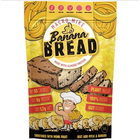 MACRO MIKE Almond Protein Bread Baking Mix Banana Bread 300g