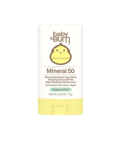 Sun Bum Mineral SPF 50 Sunscreen Face Stick 13g Fragrance Free